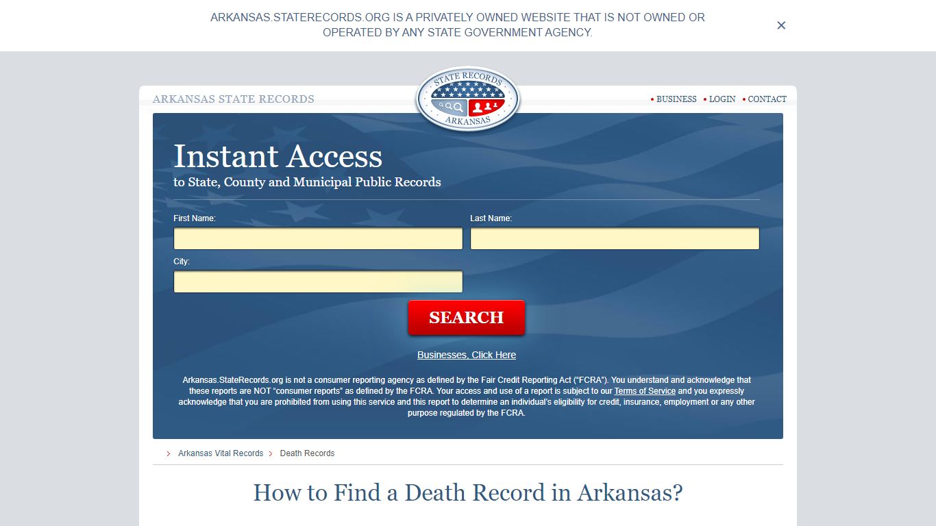 How to Find a Death Record in Arkansas? - State Records